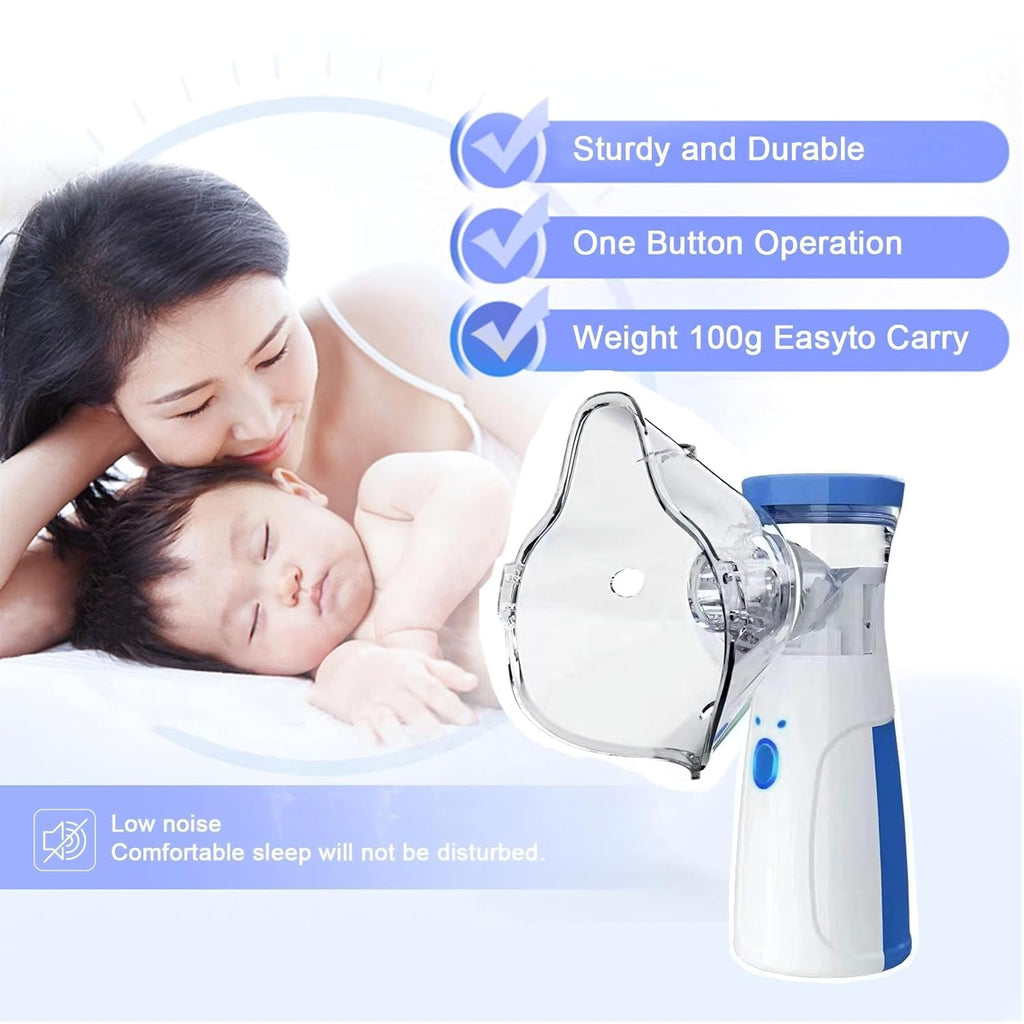 Portable Silent Nebulizer for Quick Relief